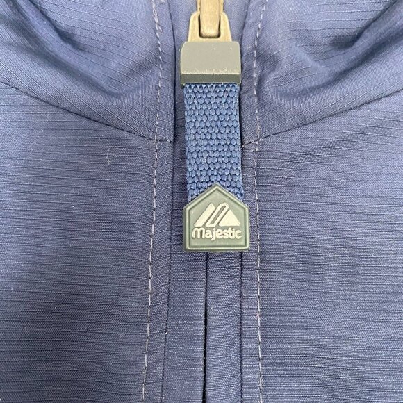 Boston Red Sox Jacket Mens Size L Blue Majestic Cool Base Windbreaker MLB - Picture 13 of 16